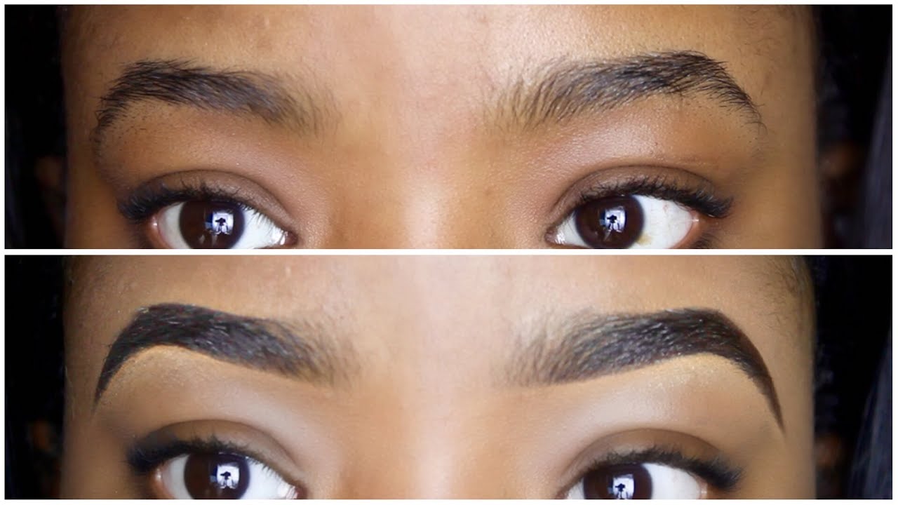 EASY EYEBROW TUTORIAL HOW TO DRAW FILL IN YOUR EYEBROWS YouTube