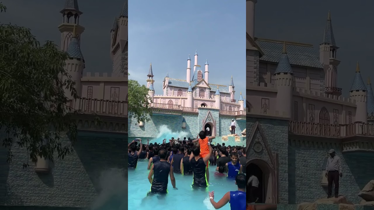 Biggest wave pool 😱 Blue world kampur 