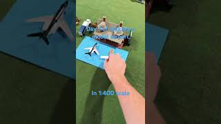 Day 1 of making a 1:400 scale airport #fyp #airplane #like # #tinyplanes