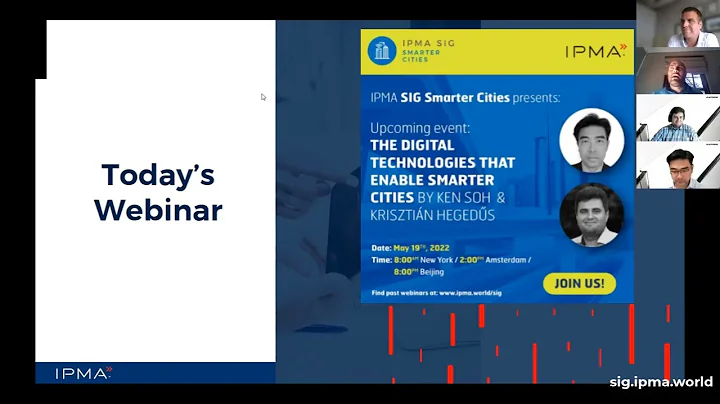 IPMA SIG Smarter Cities webinar with Ken Soh & Krisztian Hegedus