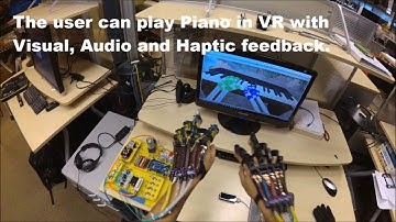 Soft robotic glove for kinesthetic haptic feedback in virtual reality