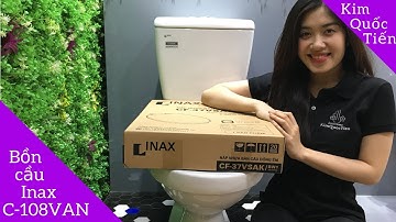 KIMQUOCTIEN.COM I Review bồn cầu Inax C-108VAN giá rẻ chính hãng