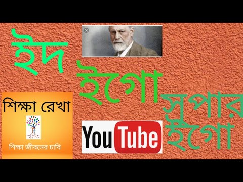 ফ্রয়েডের মনের গঠন,Freud&rsquo;s structure of mind, ID,EGO,SUPER-EGO