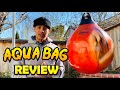 AQUA PUNCHING BAG (HONEST) REVIEW + DEMO (18" 120 lb) 🔥💧