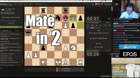 Andrew Tang Spends 15 Sec to Find Mate in 2