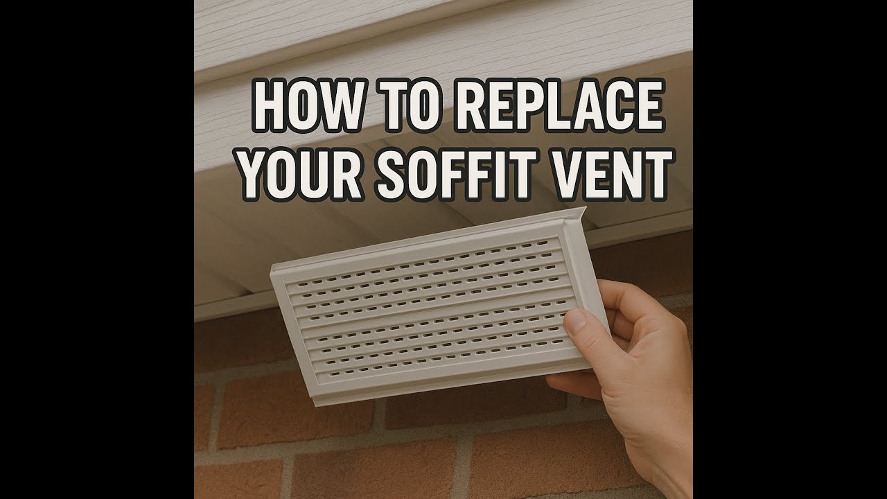 How to Install a Soffit Vent: Step-by-Step Guide for Improved Home Ventilation.