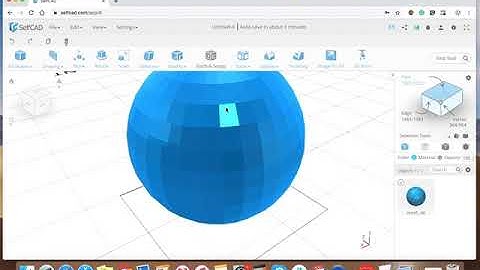 How to hollow out your 3d model and add wall thickness in SelfCAD