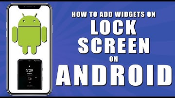 How to add widgets on lock screen on android (2024)