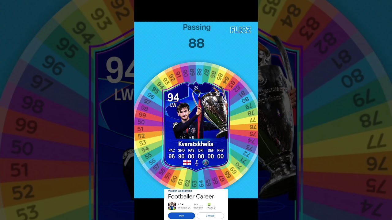 I Re-spun KVARATSKHELIA Card on FC 25! 