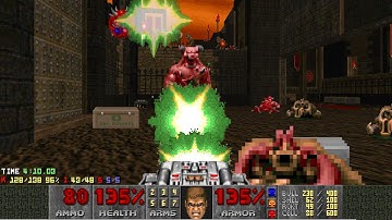 Doom II - Attack on IO Beta - Map02 UV Max in 4:34