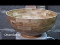 Woodturning - From A Cracked Oak Log To Segmented Bowl