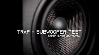 For your Subwoofer ! Trap Check Subwoofer 20 - 40hz Deep Bass ( Ricko Pillow Remix )