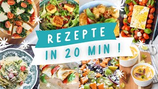 14 schnelle & einfache Rezepte für den Feierabend | Zubereiten unter 20 Min! | Tolle Familienrezepte