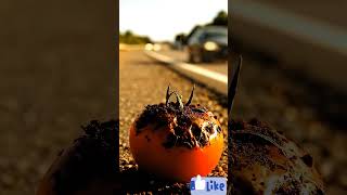 Tomato to New Life 🌱 | Time-Lapse Transformation on Roadside 🍅 #shorts #shortsfeed #shortsviral