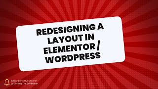 Redesigning a page on a Real Estate Website using elementor and wordpress