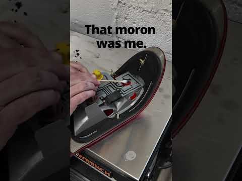 Mercedes Benz Tail Light Repair #mercedes #diy #mechanic #restoration @GEARWRENCHTools
