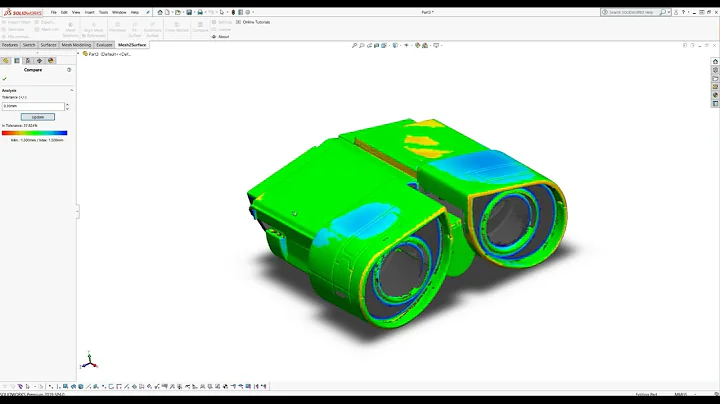Mesh2Surface for SOLIDWORKS - Overview