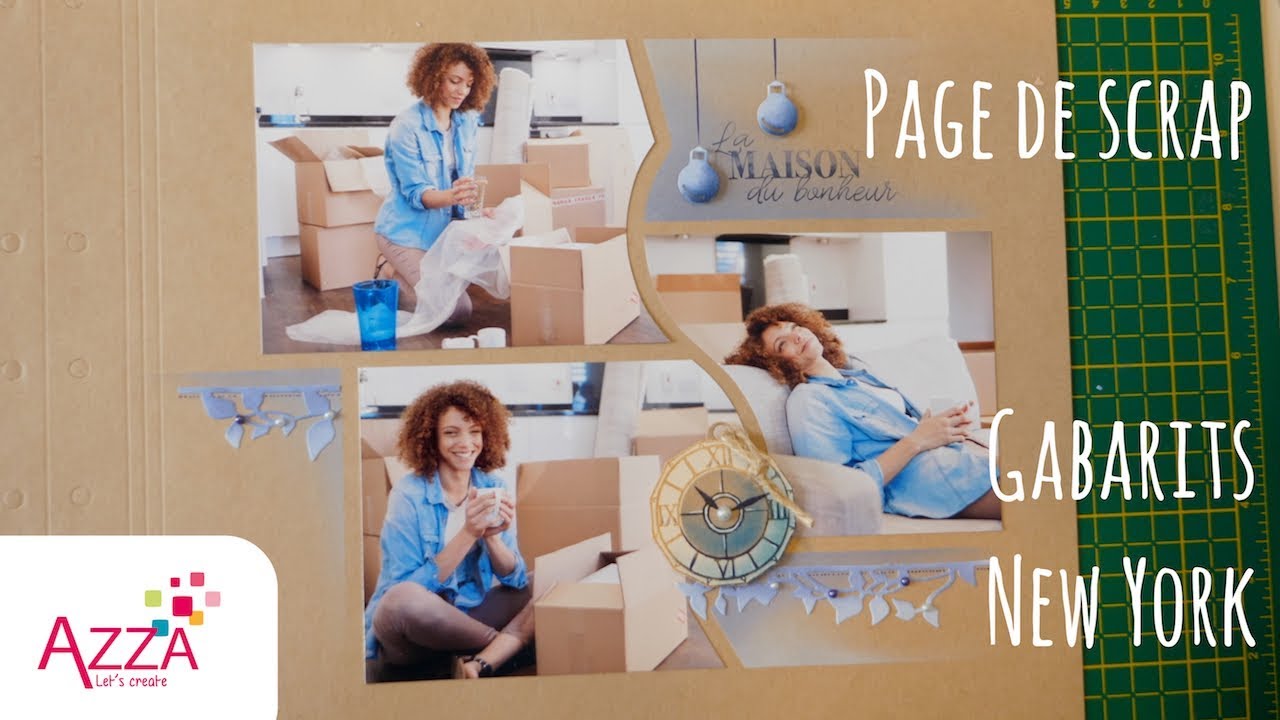 Une page de Scrap | Home sweet Home | Gabarit New York