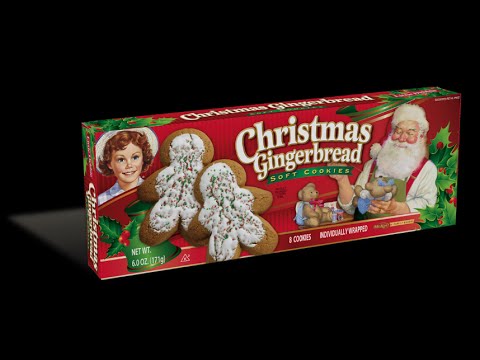 Little Debbie Christmas Gingerbread Soft Cookies Review - YouTube