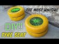 DIY - Making of Tyre Seat At Home ( Like A Pro )