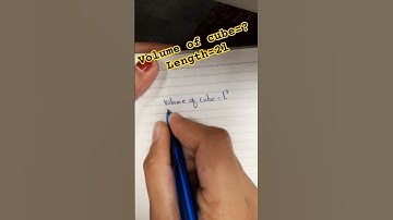 Double length effect on volume of Cube #shorts #cube #volumeofcube #ytshorts