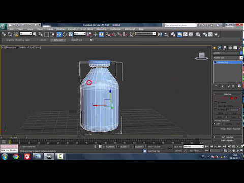 3d Max dersleri- 12.Ders- 4.Uygulama- Lathe Komutu İle Şişe Yapımı