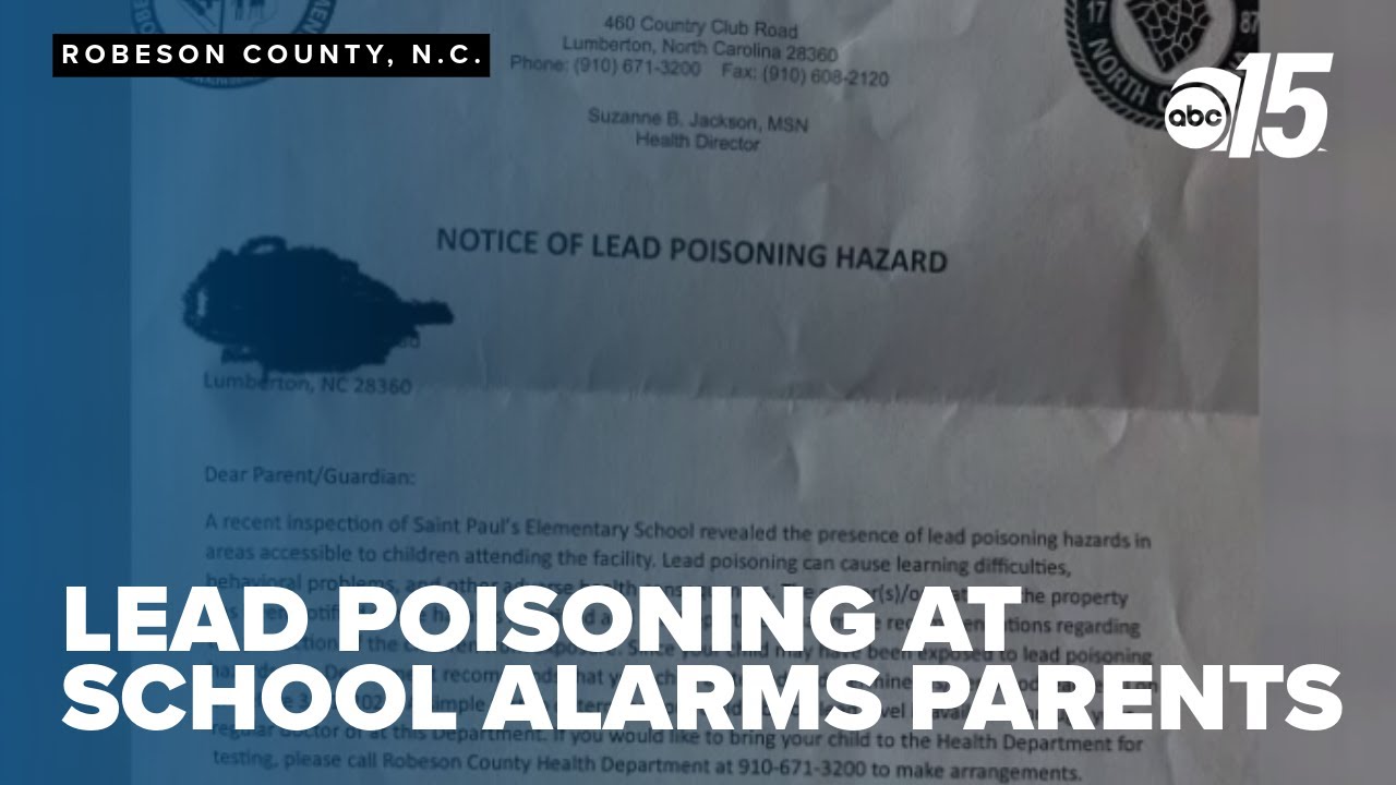 Lead poisoning at Robeson Co. school alarms parents