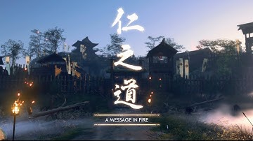 GHOST OF TSUSHIMA - A MESSAGE IN FIRE