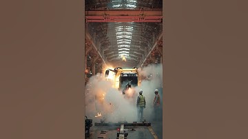 Tractor Drops From Crane and Explodes – Engineers Run for Their Lives! 🚜🔥