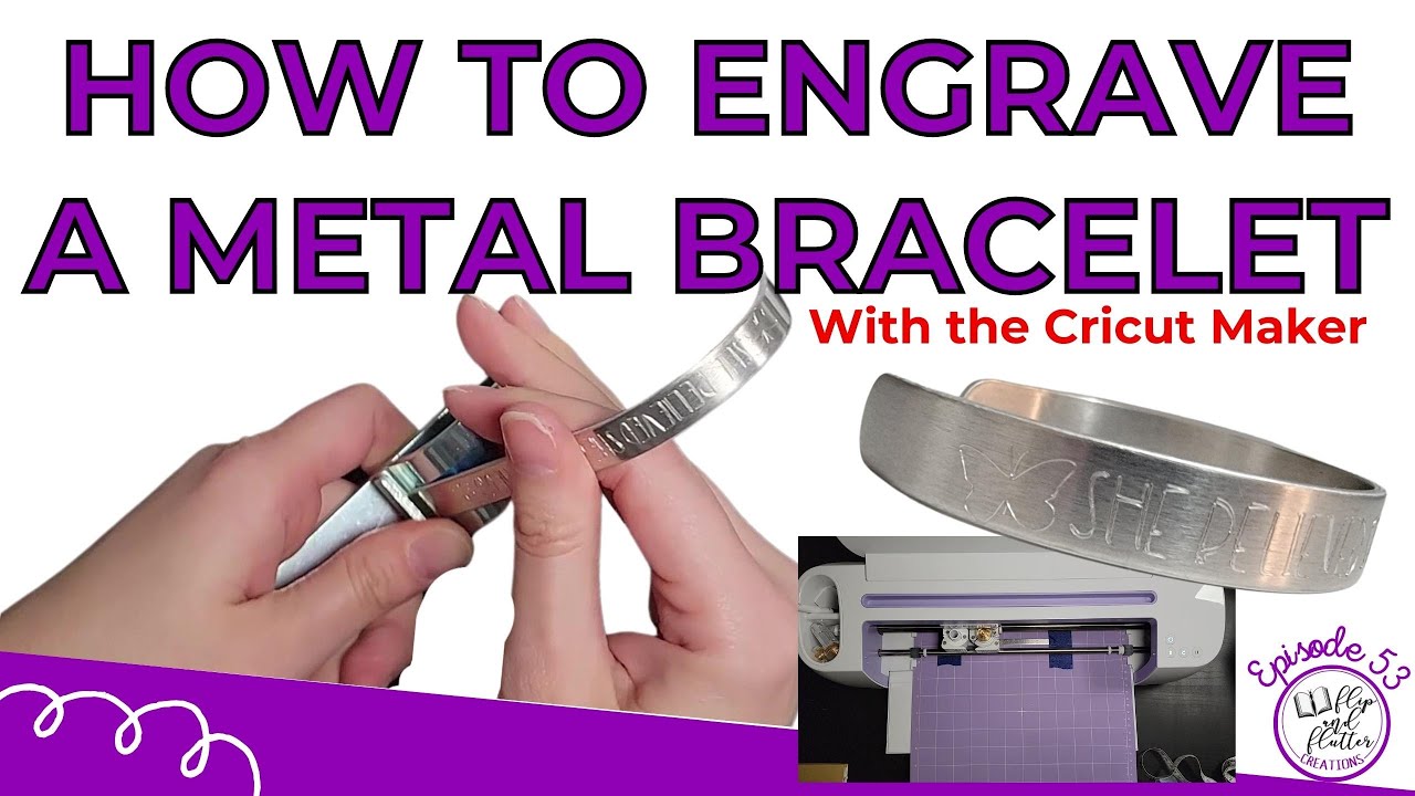 Make a Metal Bracelet with the Cricut Engraving Tool - Creative