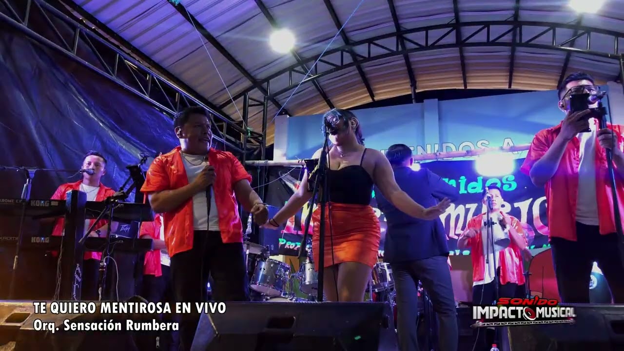 SENSACION RUMBERA 2026  - TE QUIERO MENTIROSA EN VIVO