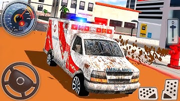 Car Wash Service Workshop Simulator #3 - Gas Station Garage Police Car, Ambulance - Android GamePlay