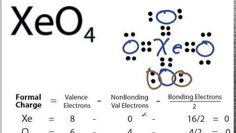 XeO4 Lewis Structure - How to Draw the Lewis Structure for XeO4