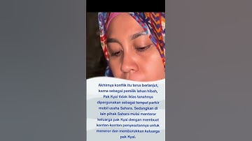 Lagi viral yai mim vs tetangga, sahara pemilik rental mobil #videoshort #videoviral #terbaru