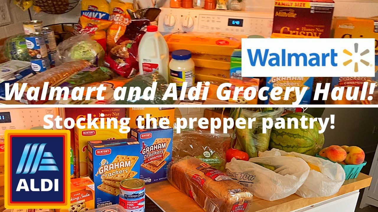 Walmart & Aldi! Stocking the Prepper Pantry! Preparing For Higher