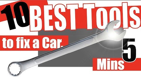 what are the best tools for fixing cars at home.