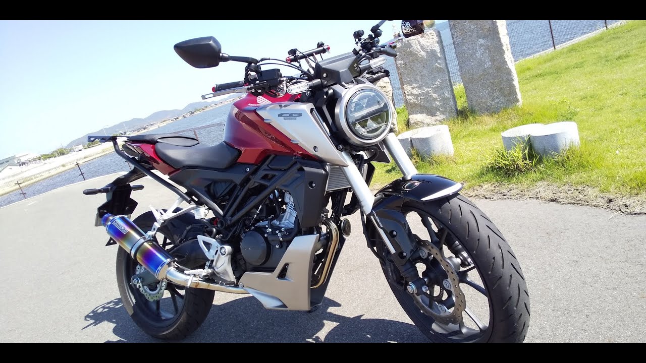 Cb125r カスタム ドラレコ Edr 21g マフラー Beams R Evo ハンドルバー フォワードコンチ1型 レバー U Kanaya ミラー シャークミラー1b Etc Youtube