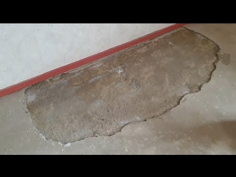 Video: Hoe verwijder je een mortelbed van beton?