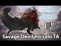 MHW Iceborne | Savage Deviljho solo (Switch Axe) - 4'37 (TA rules)