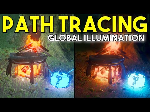 Path Traced Global Illumination in Zelda BOTW, Splatoon & Mario Kart 8