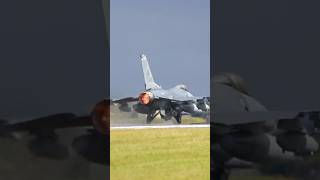 Up Close  Loud F16  Afterburner Take Off f16 usaf cobrawarrior