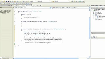 15 - C# Sürükle Bırak (Drag-Drop) İşlemi