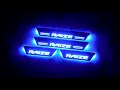 トヨタ ライズ RAIZE LED スカッフプレート シーケンシャル 流れる 青光 ブルー 電装関係 ドレスアップ 日本語説明書付き 1年保証有り 即納