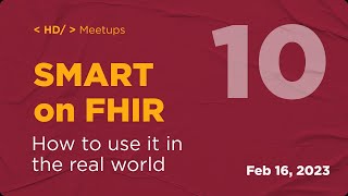 SMART on FHIR Meetup screenshot 1