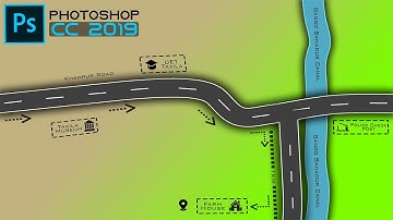 Create a Simple Street Map | Photoshop
