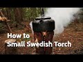 【ブッシュクラフトテクニック】ミニサイズのスウェーデントーチの作り方 How to Small Swedish Torch