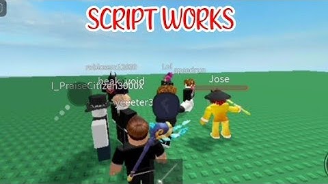 ROBLOX FE FAST SERVER HOPPER using FLUXUS EXECUTOR played at Fencing game - script link on comments