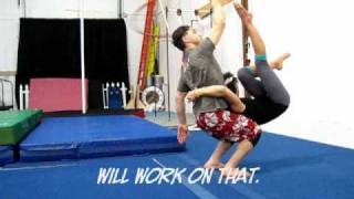 Acro Yoga Hoop Action- Ahni, Orville