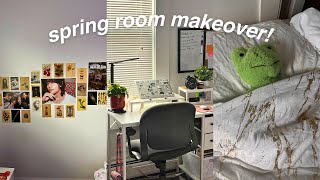 aesthetic spring room makeover + tour 🌱 *pinterest-inspired*