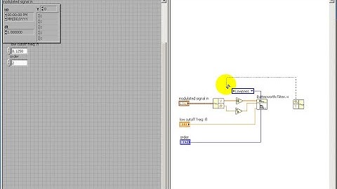 Bandpass modulation subVI: bpm_EnvelopeDetector.vi coding tips